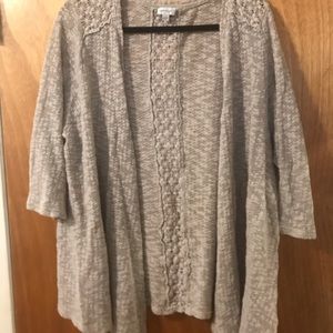 Tan women’s cardigan